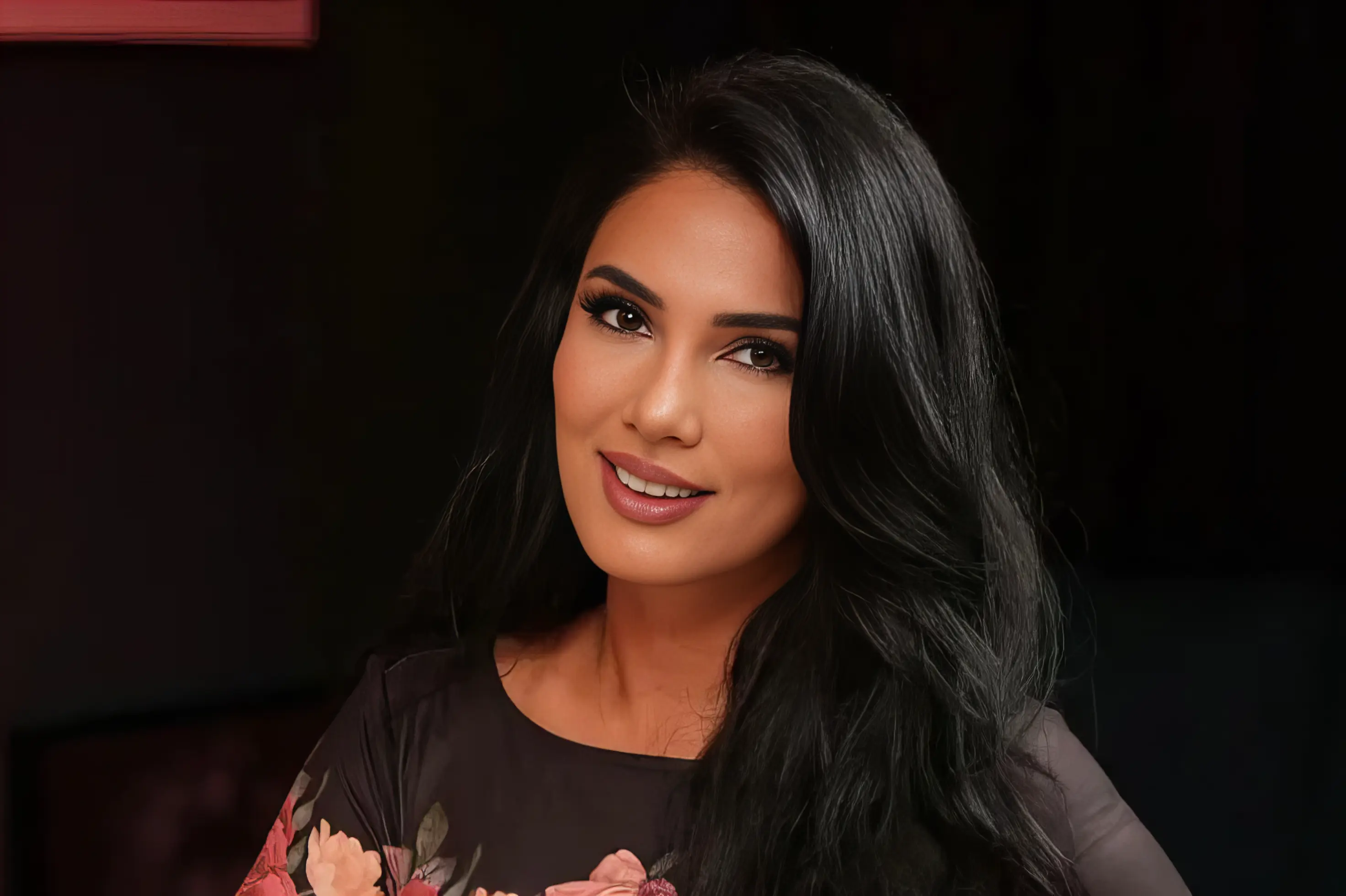 Sadia Khan smiling