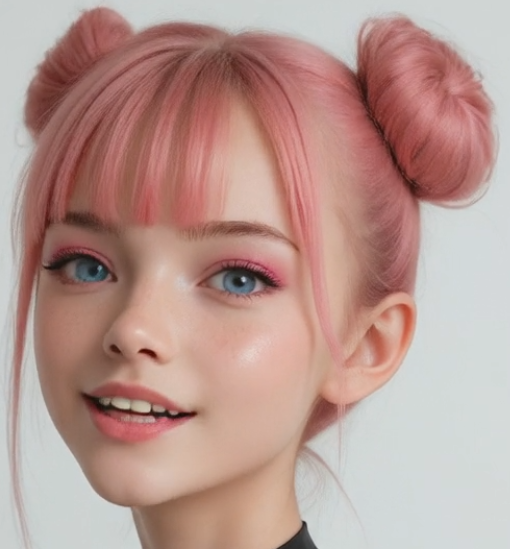 Portrait of Chloe, the firecracker archetype.