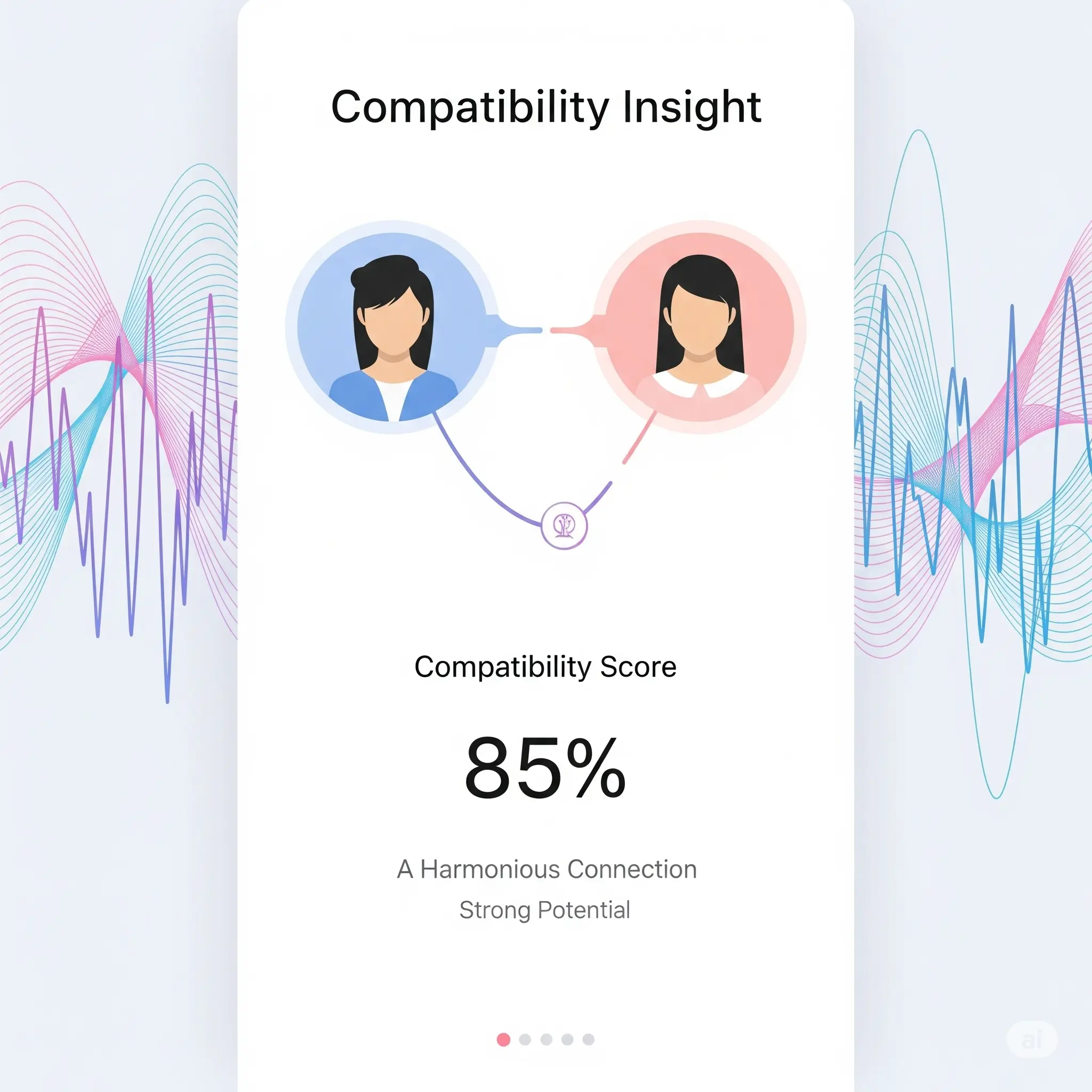 A visual of the compatibility match test interface.